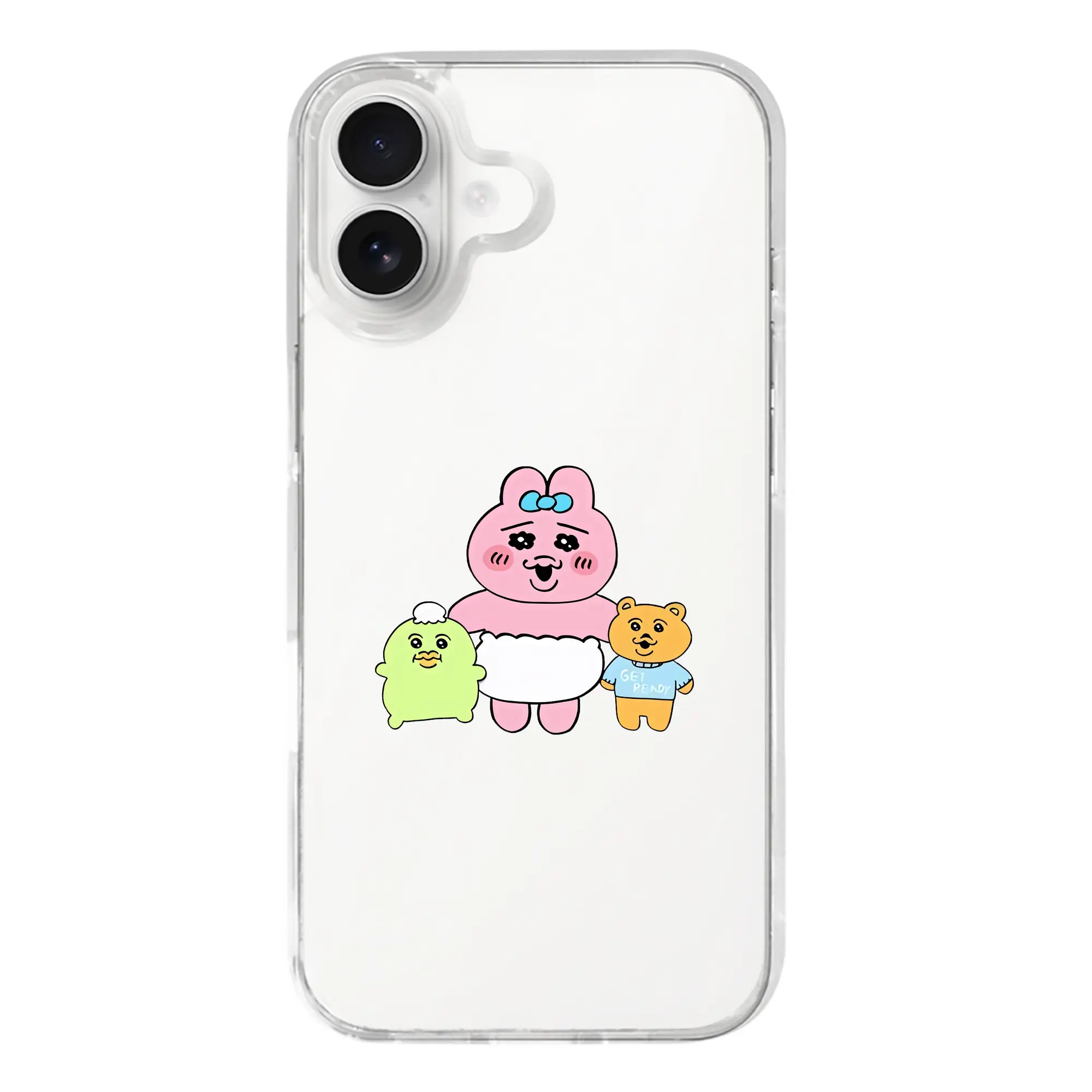 おぱんちゅうさぎ グッズ おぱんちゅうさぎ - iPhone 17シリーズ 透明スマホケース – 薄型・耐衝撃・精密フィット保護カバー